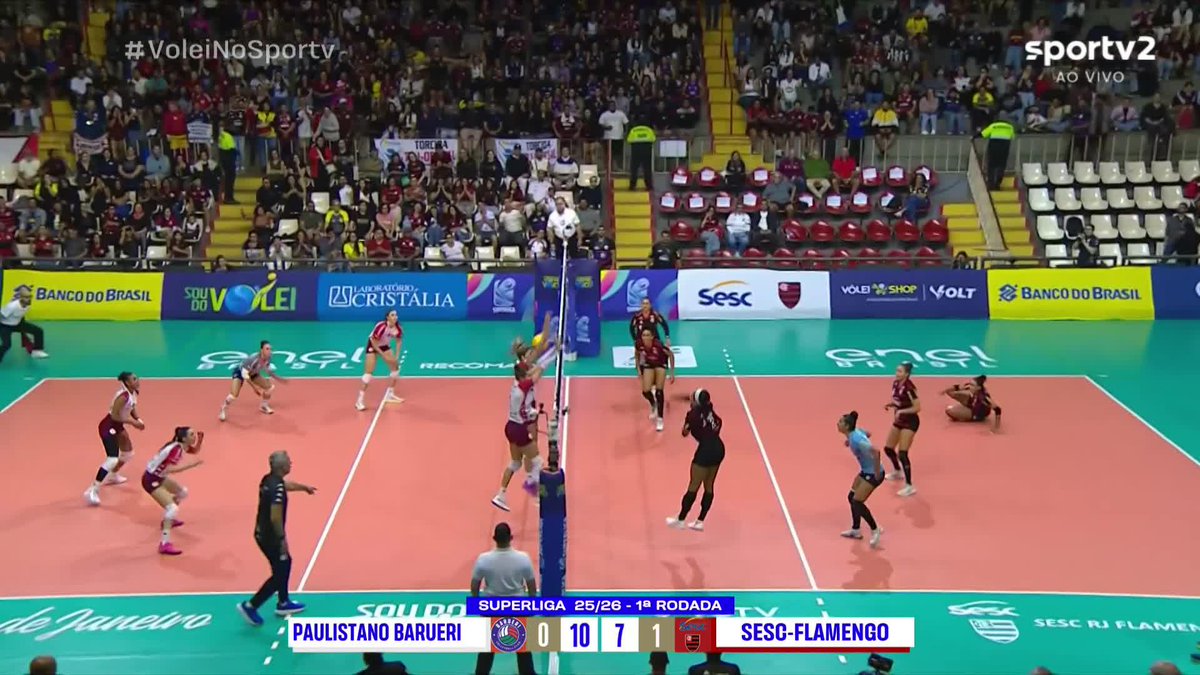 😱🔥 ABSOLUTELY FANTASTIC! Check out this rally in the #SuperLiga 🇧🇷 opener between Sesc Flamengo and Barueri! 1 minute and 37 seconds of defense, heart and hustle all the way! 💪🏐 📺 Watch it LIVE NOW on VBTV: 📹: SporTV / VBTV 🏐 #Volleyball #Volei