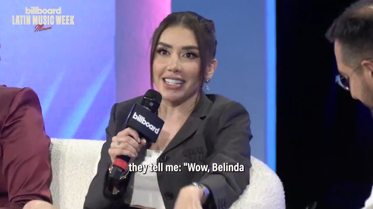 .@realkarimed shares how using Belinda’s “La Mala” in her content led to a real friendship with the singer during The Influencer Effect panel at Billboard Latin Music Week. Watch the full conversation: