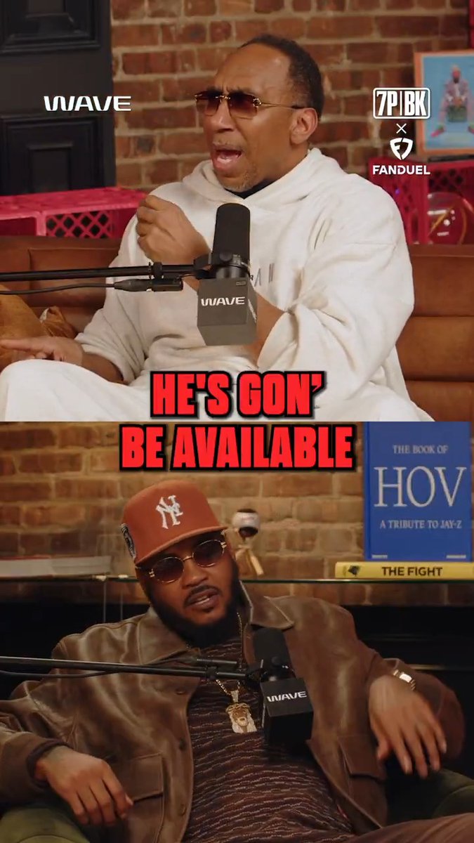 Kawhi's availability turned into a friendly wager between Stephen A &amp; Melo 😅 FanDuel Sportsbook