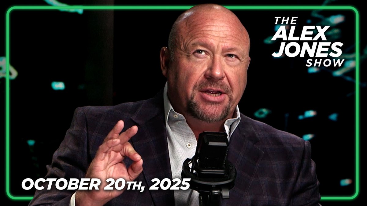 MONDAY LIVE: Floundering Democrat Leaders Call For “New Civil War & Shooting ICE Agents” After No Kings Protest Falls On Its Face, And Trump Warns Dems Are “Kamikazes” Holding America Hostage With Government Shutdown! PLUS, Half Of US Internet Down! FINALLY, Market Expert Kirk Elliott Joins Alex Jones To Warn That MASSIVE Economic Turmoil Is Just Around The Corner!! — FULL SHOW 10/20/25