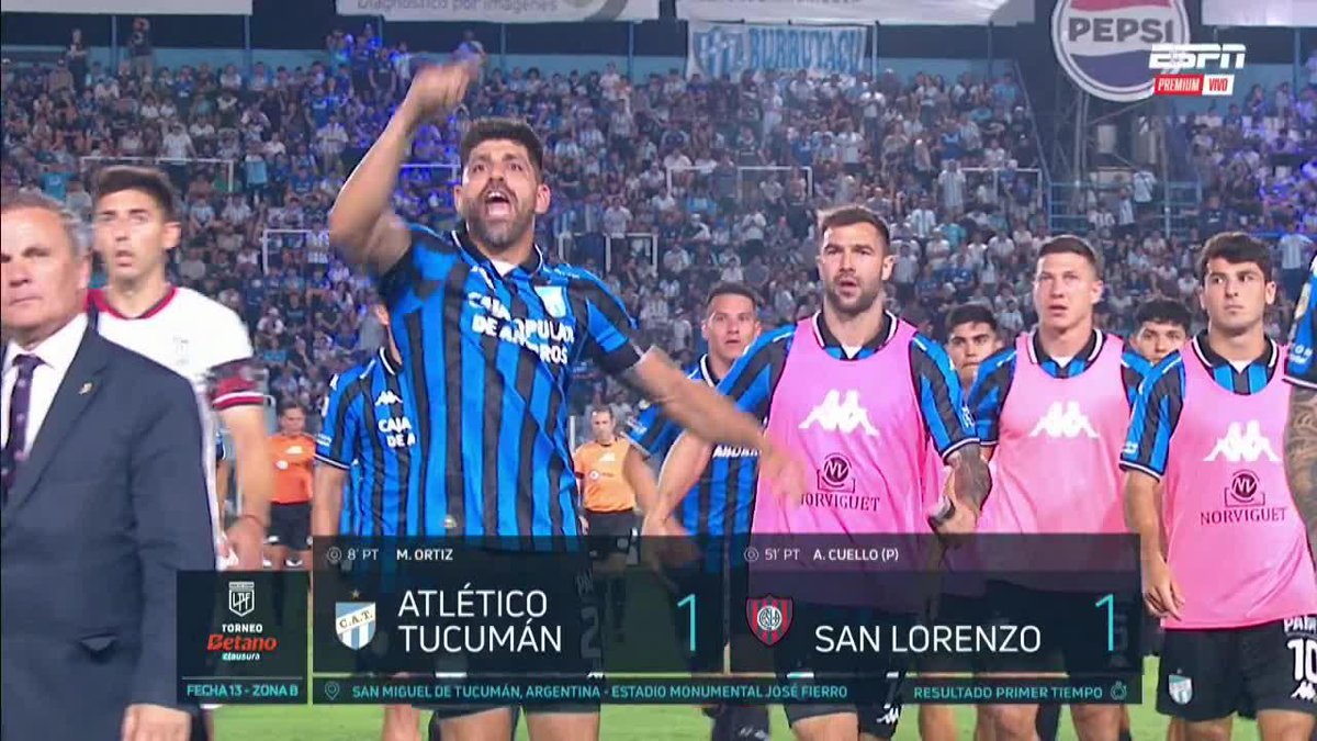 ⚠️🇦🇷 Atlético Tucumán recibe el gol de San Lorenzo, suena “JUGADORES” y Leandro Díaz empieza a RECLAMARLE A LA GENTE.