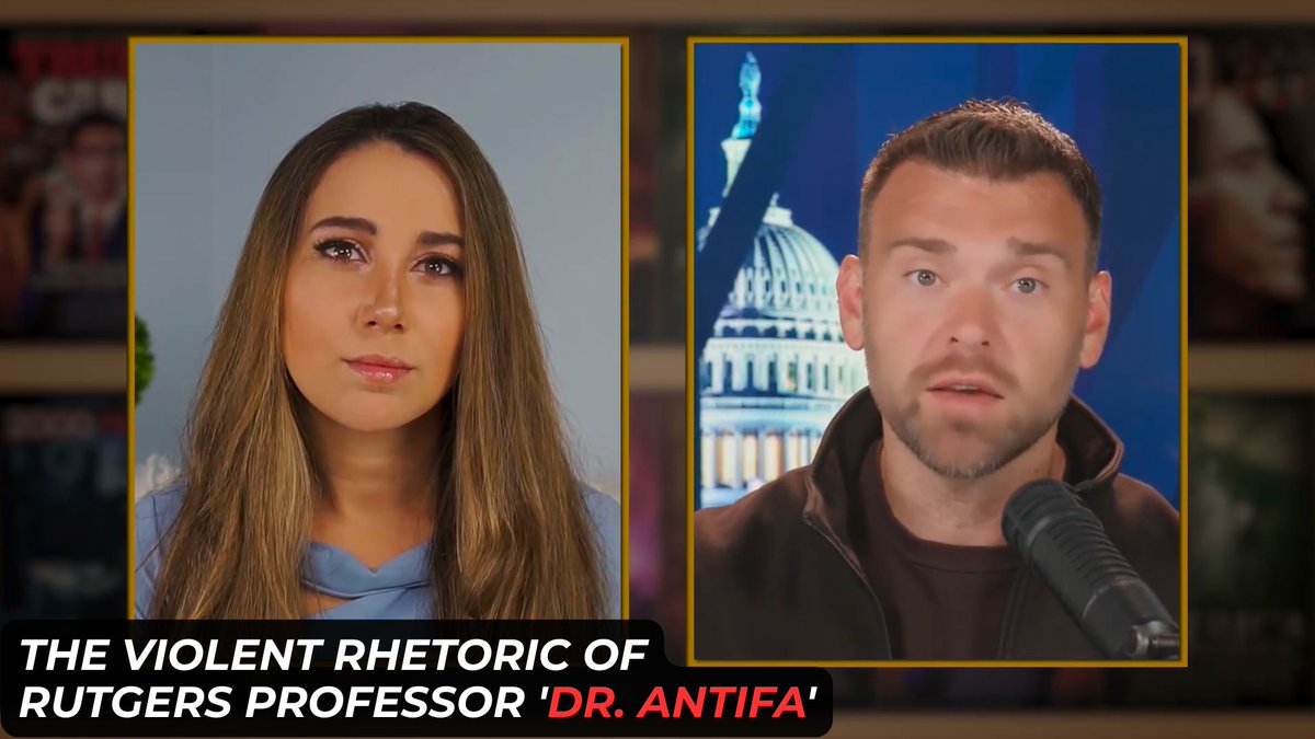 .Jack Posobiec exposes the violent rhetoric of a Rutgers professor -- “Dr. Antifa.” Danielle D'Souza Gill