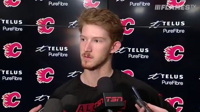 "It's frustrating right now but you gotta find a way to get through it." Dustin Wolf speaks on the loss to the Jets at the 'Dome.