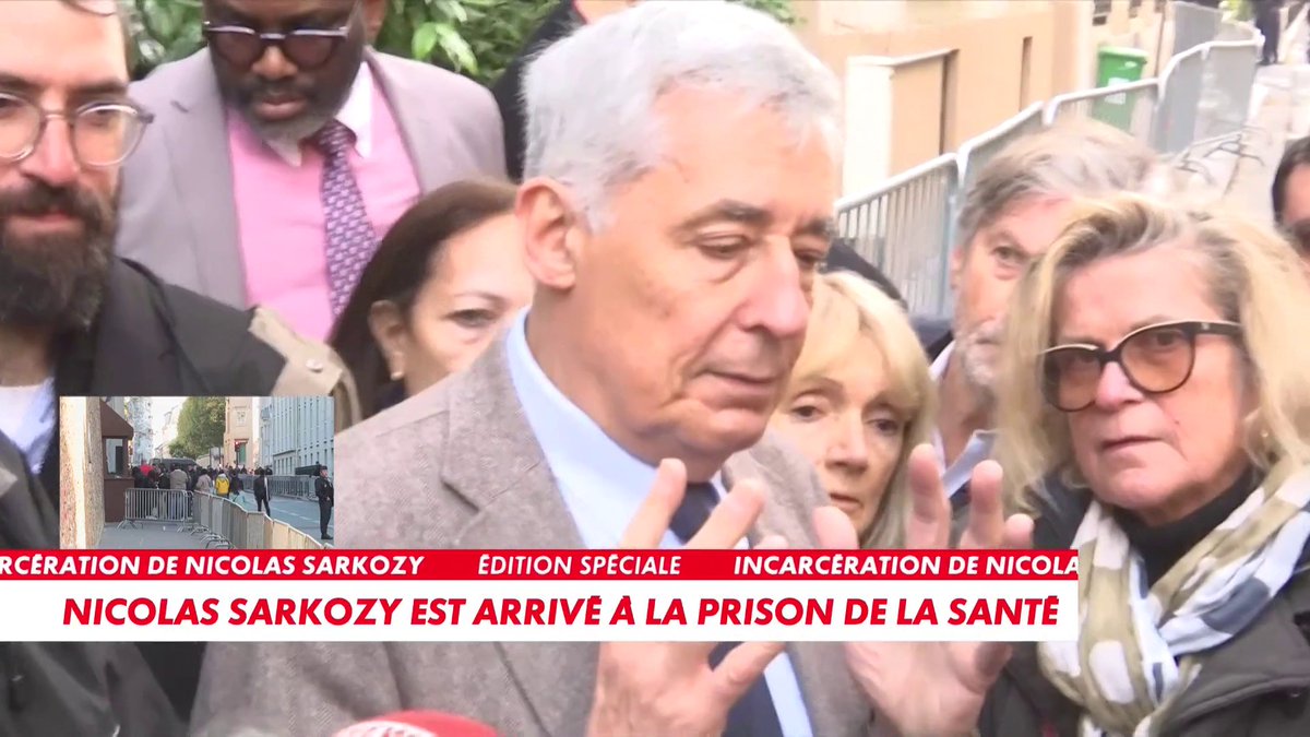 Henri Guaino, ancien conseiller de Nicolas Sarkozy, qui dormira en prison ce soir, a pris la parole après le rassemblement organisé en soutien à l'ancien locataire de l'Elysée :«L'emprisonnement de Nicolas Sarkozy va peser sur l'avenir de nos institutions», dans #HDPros