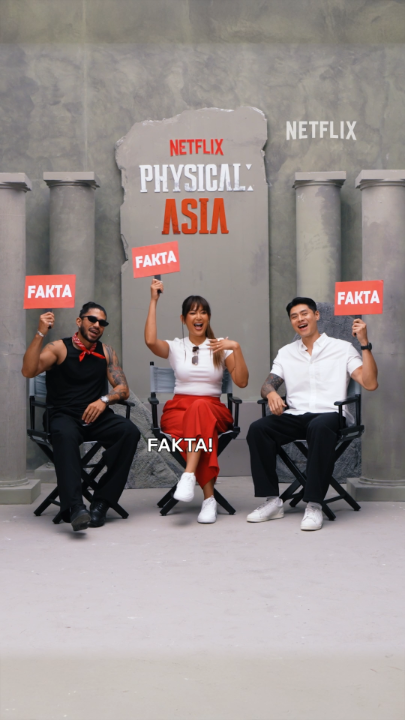 Yang jelas, perwakilan Indonesia di Physical: Asia itu bukan mitos! 🇮🇩🔥 Saksikan Jeremiah Lakhwani, Maria Selena, Glenn Victor Sutanto, dkk berjuang lawan atlet-atlet Asia lainnya di Physical: Asia, tayang 28 Oktober di Netflix!