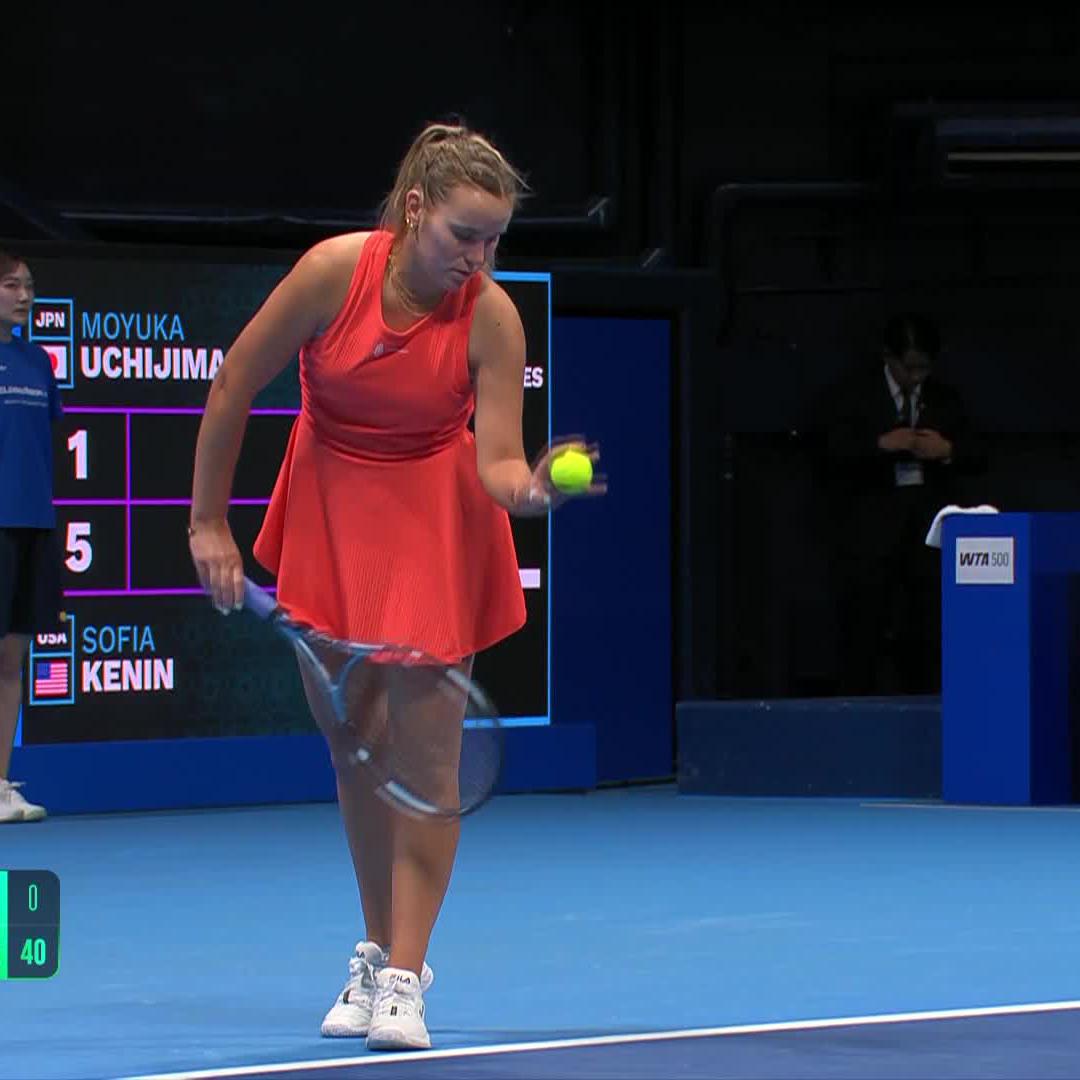 Kenin in front 💪 Sofia Kenin surges to a 6-1 lead against Uchijima in Tokyo. #TorayPPO
