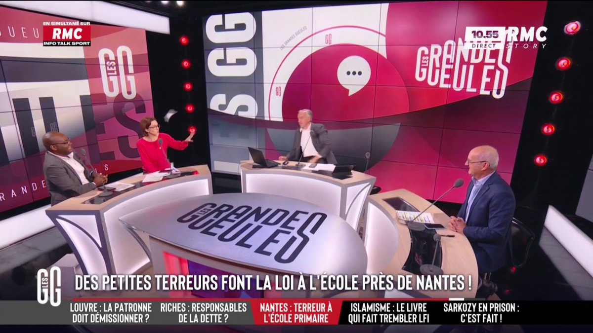 🤣 Olivier Truchot, l'élève perturbateur des GG, jette une boulette de papier sur sa prof de français Barbara Lefebvre. #GGRMC