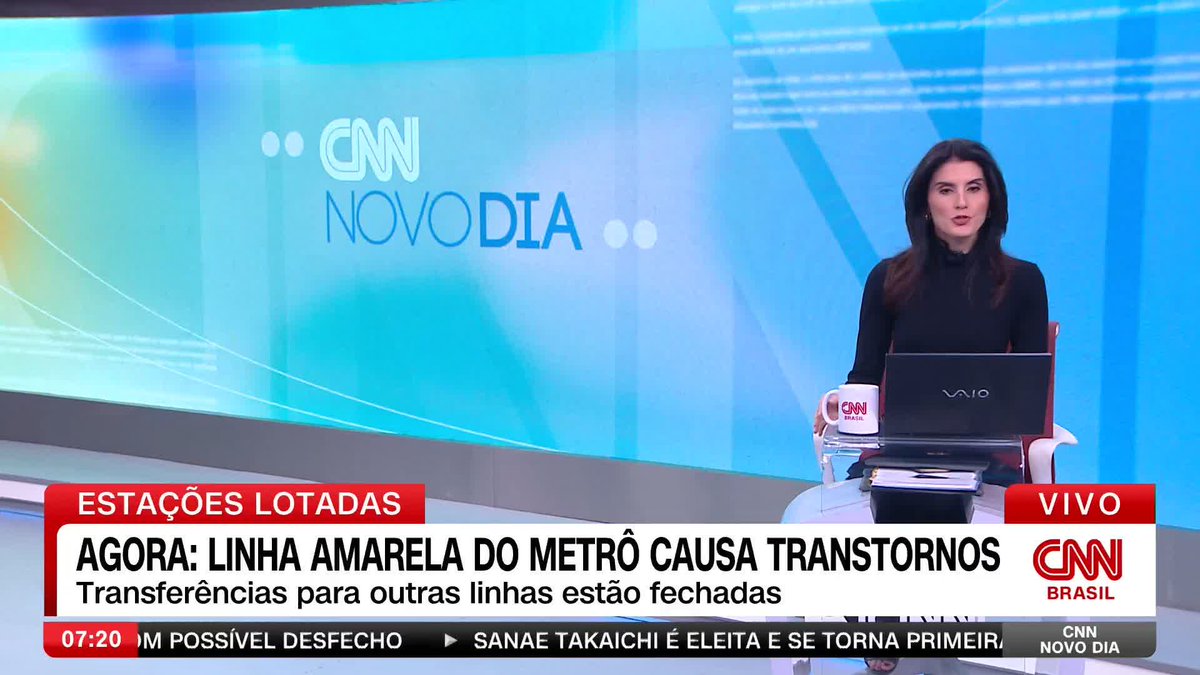 Linha Amarela do metrô causa transtornos; assista #CNNNovoDia