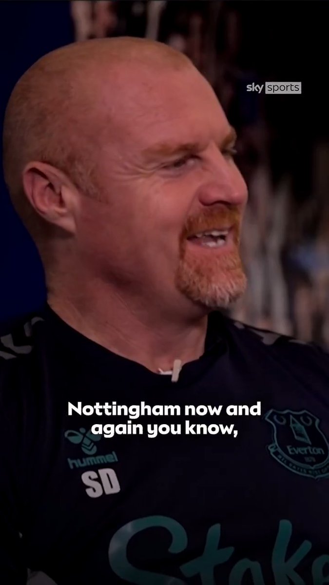 Back in 2023, Sean Dyche reminiscing on his time at Nottingham Forest 🌳🔴