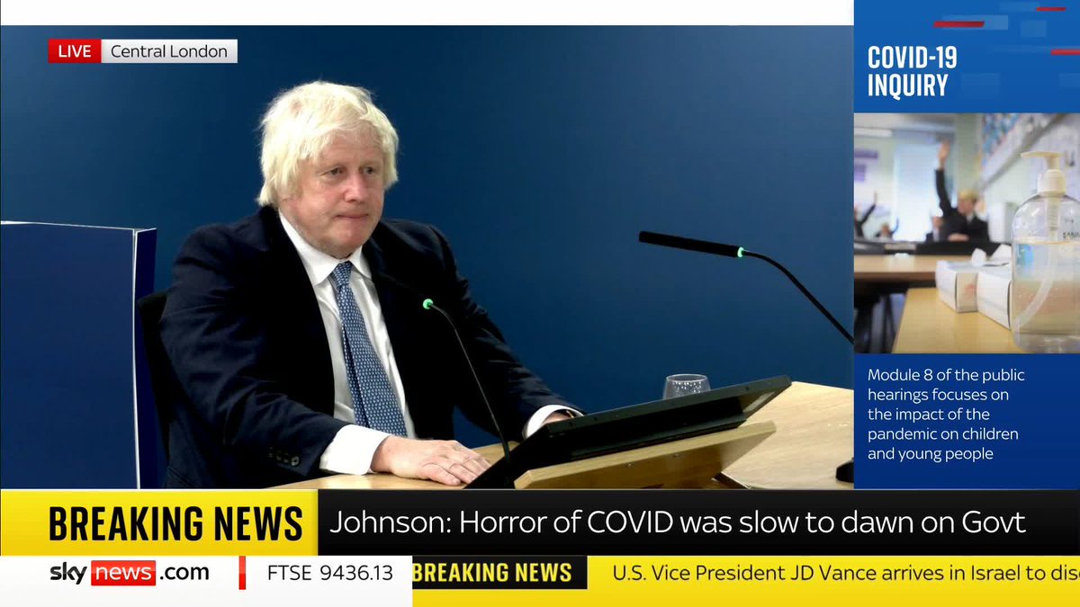 "We probably did go too far" Boris Johnson responds to questions on lockdown rules for children. 📺 Sky 501 & YouTube