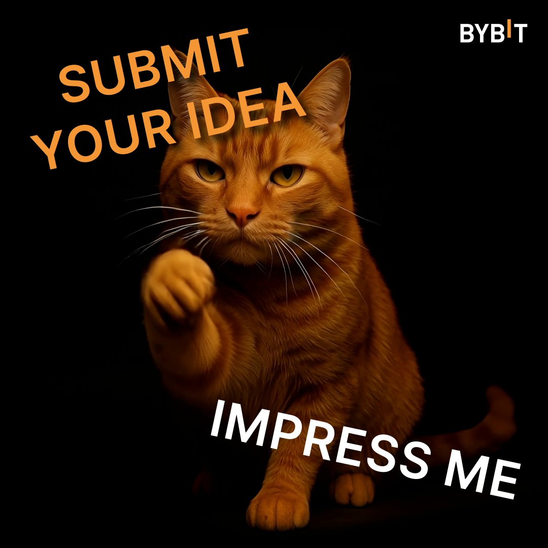 Week 2 and our cat’s still nameless. He’s starting to take it purrsonally. 🐾 Drop your best name and snag up to 500 USDT. - Retweet with your name suggestion + #NameTheCat - Follow and tag Bybit & Bybit Plus #Bybit #CryptoArk
