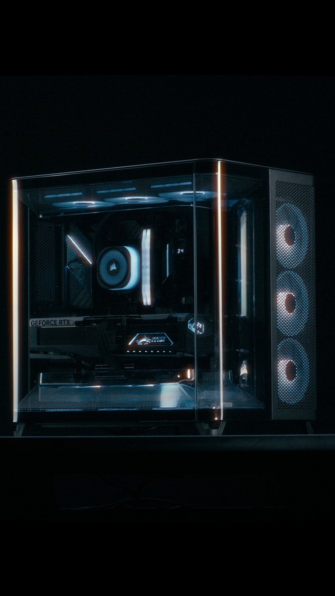 Welcome to the AIR 5400, CORSAIR’s triple-chamber mid-tower PC case. 🌬️ Three separate chambers for exceptional thermal performance 1️⃣ A CPU-cooling chamber designed for a 360mm AIO 2️⃣ A main chamber for GPU and mobo cooling 3️⃣ A third chamber for PSU, cables, and storage. 🌬️ Dual airflow ducts for constant upwards airflow 🌬️ Reverse-rotor fans preinstalled Available now: