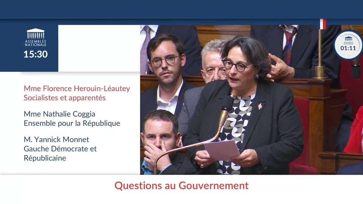 "Mamadou Garanké Diallo était un modèle de réussite républicaine. Son intégration était une évidence pour tous, sauf pour les services de l'État" dénonce Florence Hérouin Léautey (SOC). Elle appelle à abroger la circulaire "Retailleau" &amp; "à rompre avec cette politique inhumaine". #DirectAN #QAG