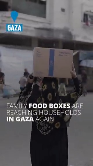 📦Regular food 📦Closer to home 📦For those who need it most General food distributions are an essential part of WFP’s efforts to push back hunger in #Gaza. So far 26 sites have been restored — with plans to expand to 145 across the Strip. WFP's Emergency Coordinator explains⬇️