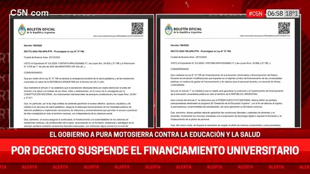 Suspendieron el financiamiento a las Universidades y al Garrahan. Mi primer proyecto como Senador será el Juicio Político a Javier Milei. Este domingo, hay que reventarles las urnas a esta caterva de corruptos, inútiles e hijos de puta.