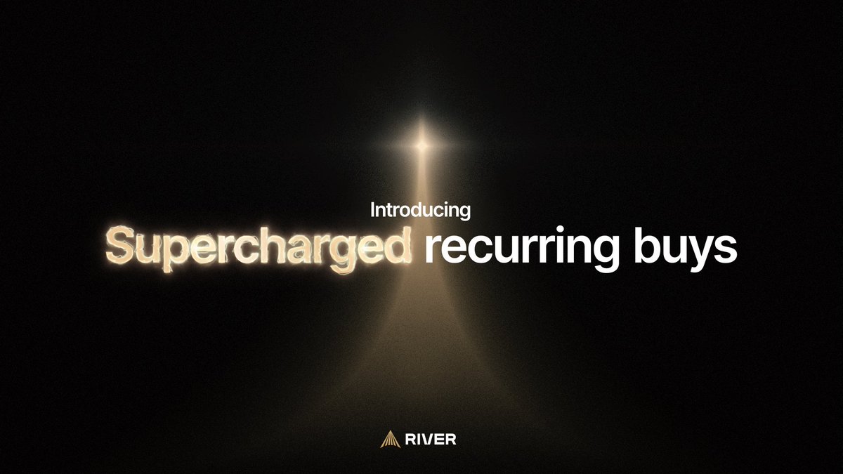 Introducing supercharged recurring buys! ⚡️ The recurring bitcoin buy that automatically doubles during dips. With zero fees.