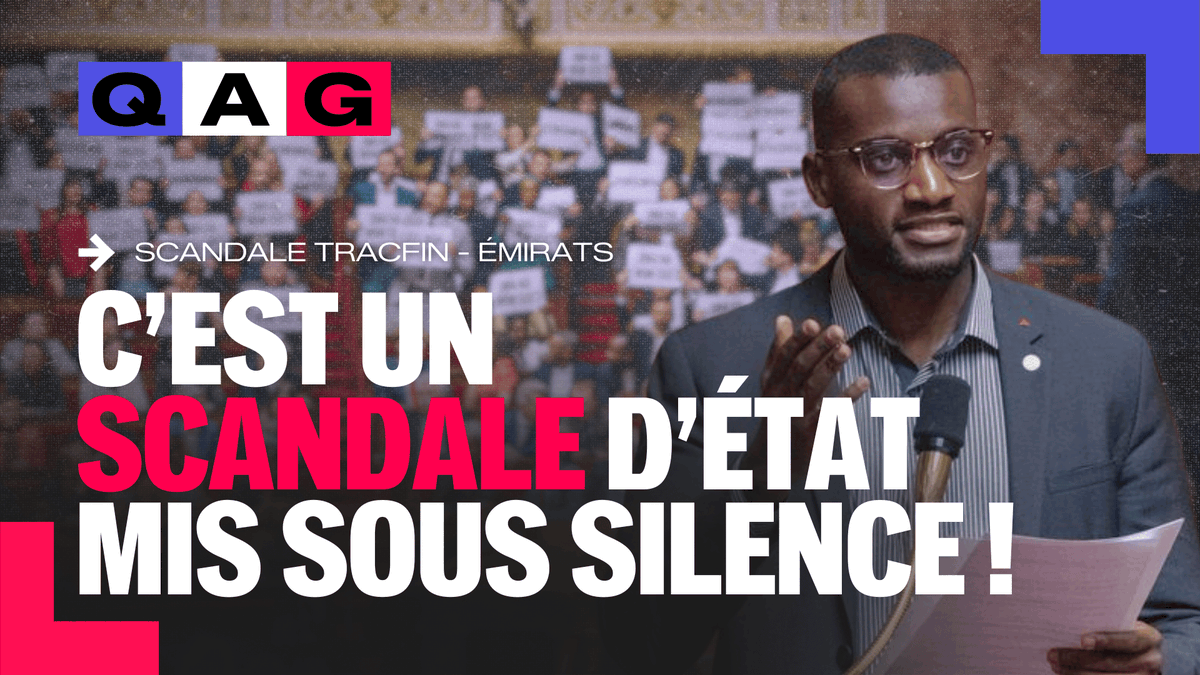 🔴🗣️ URGENT : Carlos Martens Bilongo interpelle Lecornu sur le scandale d'État impliquant l'agence française Tracfin et les Émirats arabes unis pour le diffamer ! « SILENCE du gouvernement. SILENCE de la Présidence de l’Assemblée. SILENCE des médias devant ce scandale d’État. C'est une honte ! Le gouvernement piétine le Parlement ! » #DirectAN #QAG