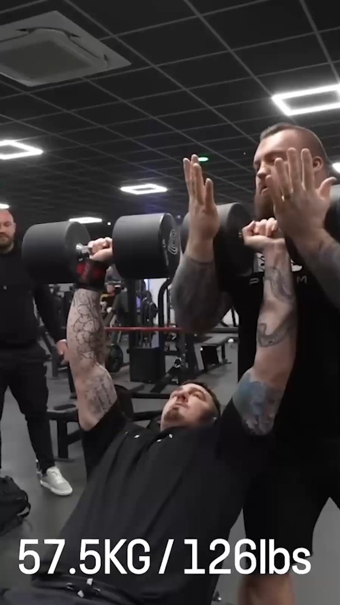 It’s safe to say Tom Aspinall is pretty strong 💪 World’s Strongest Man approved… #UFC321 | Saturday, Primetime | LIVE on TNT Sports Box Office