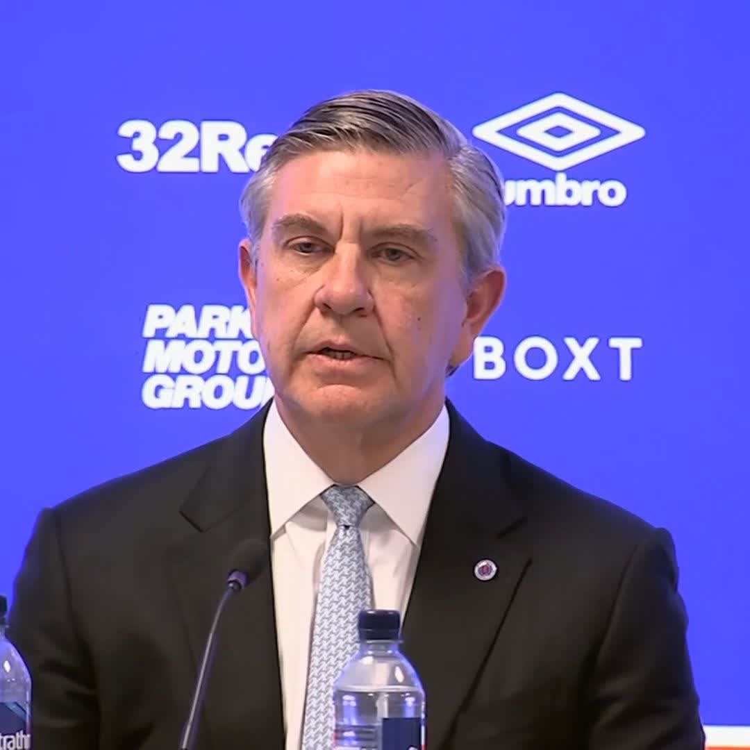 "I think Danny will be incredibly successful here" Rangers chairman Andrew Cavenagh praises newly appointed head coach Danny Rohl ⬇️