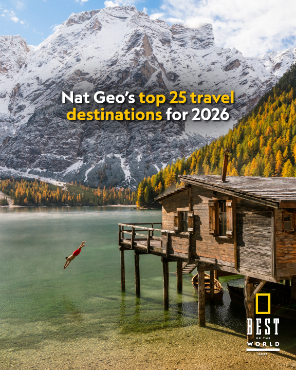 Looking for an adventure? National Geographic’s Best of the World 2026 picks are here 🌎 Chosen by our team of experts and global editors, our #BestOfTheWorld guide contains the most awe-inspiring experiences for the year ahead. See the list: