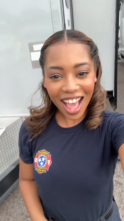 Just a little firefighter flair 🚒✨