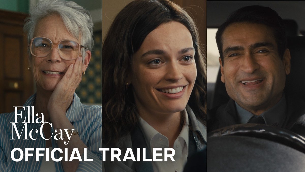 New trailer for James L. Brooks’ ‘ELLA MCCAY’, starring Emma Mackey, Jamie Lee Curtis, Woody Harrelson & Ayo Edebiri. The film follows a woman balancing her personal life & preparing to take over the job of governor. In theaters on December 12.
