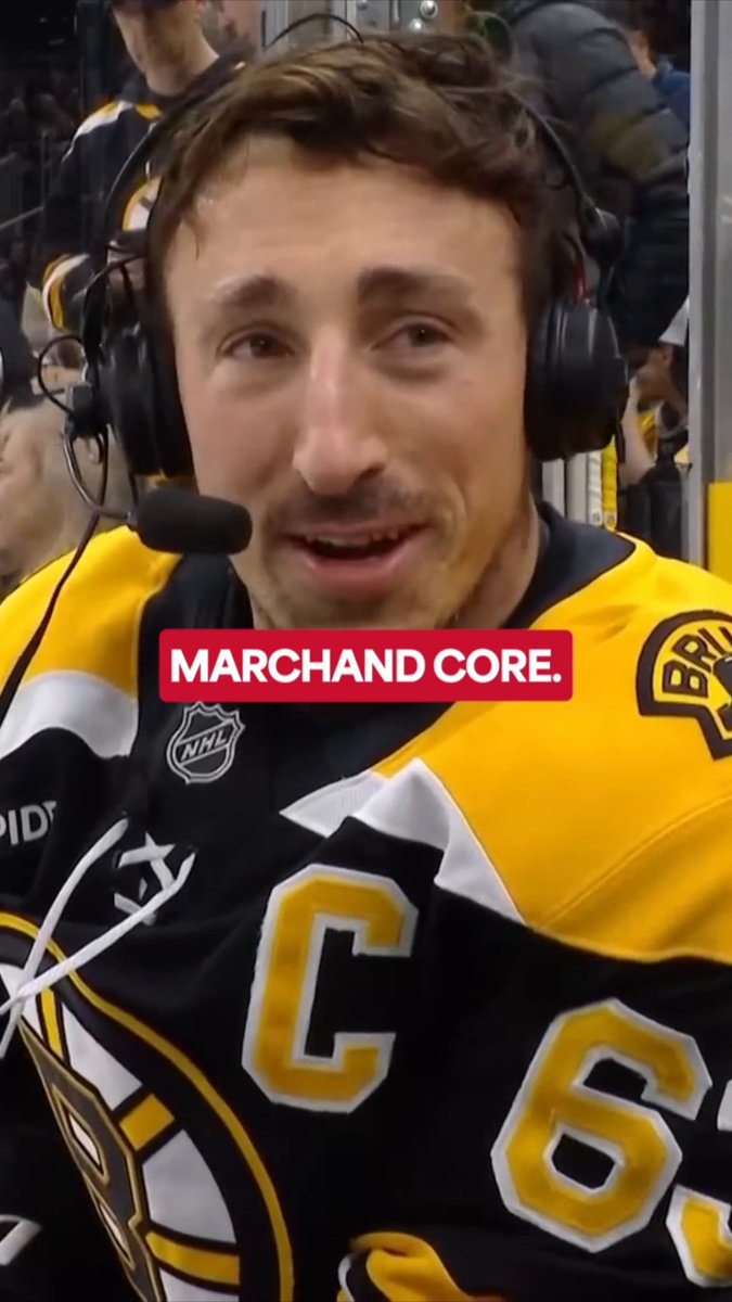 ✨ Brad Marchand core ✨ 📺: Florida Panthers vs. Boston Bruins at 7:30p on ESPN