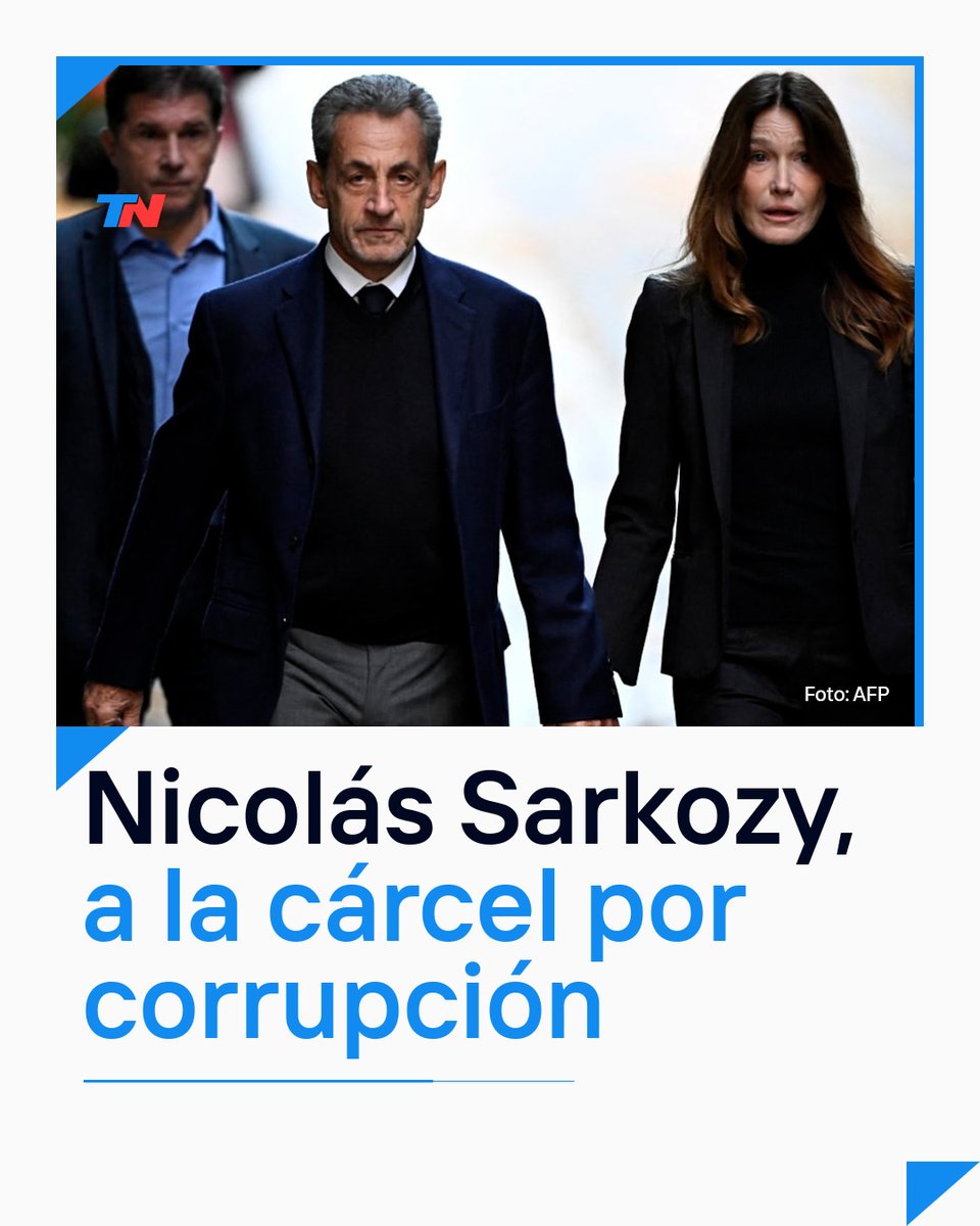 El exmandatario fue condenado a cinco años de prisión por asociación ilícita y financiación ilegal de su campaña con dinero del dictador libio Gadafi. Su entorno denuncia un “juicio político” y la polémica sacude a la política francesa.