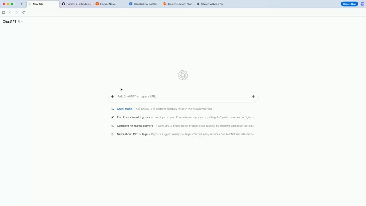 【速報】OpenAI、ChatGPTを中核に据えた新ブラウザ「Atlas」を発表 OpenAIが、ChatGPTをブラウザ体験の中心に統合した新しいAIブラウザ「Atlas（アトラス）」を発表しました。 ・閲覧中のページを理解し、タブ移動なしでチャットが可能 ・ブラウジング活動を学習し、体験をパーソナライズする「ブラウザメモリ」搭載 ・フライト予約やドキュメント編集などを自動実行する「エージェント機能」を実装