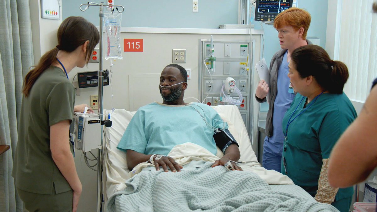 Draymond Green checks in! 🏥 #StDenisMedical Season 2 premieres Nov 3 at 8/7c on NBC and Peacock.