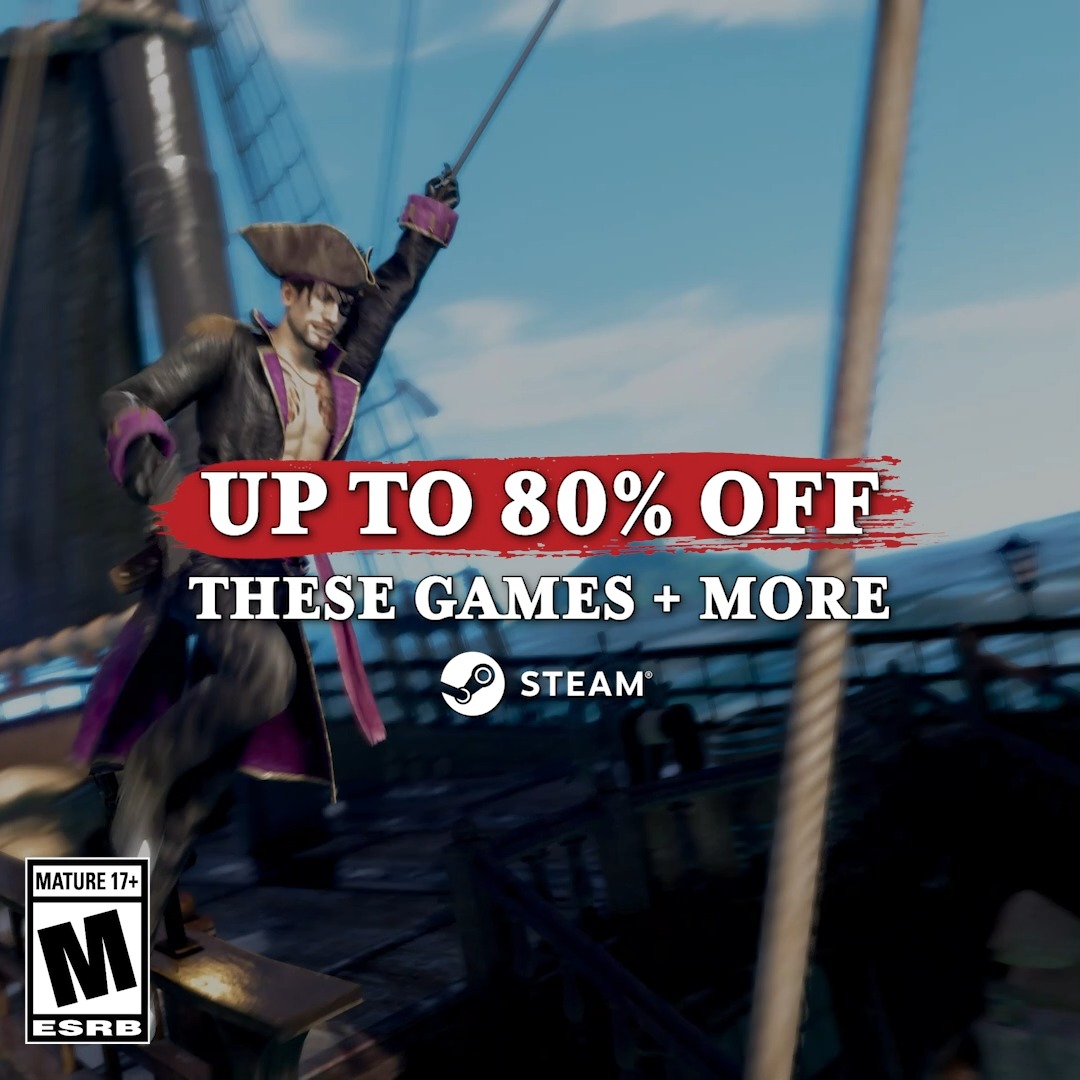 🎤 Droppin' the karaoke mic with some of the lowest prices ever on Like a Dragon games during our Franchise Sale on Steam now through Oct 23! 🔗 ⚓Like a Dragon: Pirate Yakuza in Hawaii -45% OFF 🤙Like a Dragon: Infinite Wealth -70% OFF 🏯Like a Dragon: Ishin! -80% OFF And more!