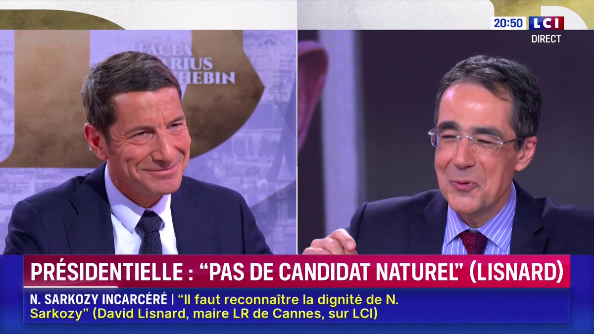 🗣️ "Pour qu'il y ait moins de bureaucrates, il faut qu'il y ait moins de bureaucratie, donc il faut dérèglementer" : David Lisnard souhaite, comme il assure l'avoir fait à Cannes, une réduction de 12% du nombre de fonctionnaires à l'échelle nationale. 📺 Face à Darius Rochebin
