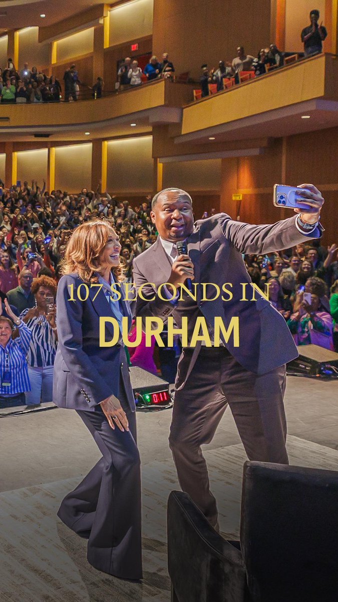 107 Days is more than a story about the past. It is a call to act with purpose. Thank you to our crowd in Durham last week for for your energy, your voices, and your clarity. Thank you, Roy Wood Jr- Ex Jedi, for an important conversation.