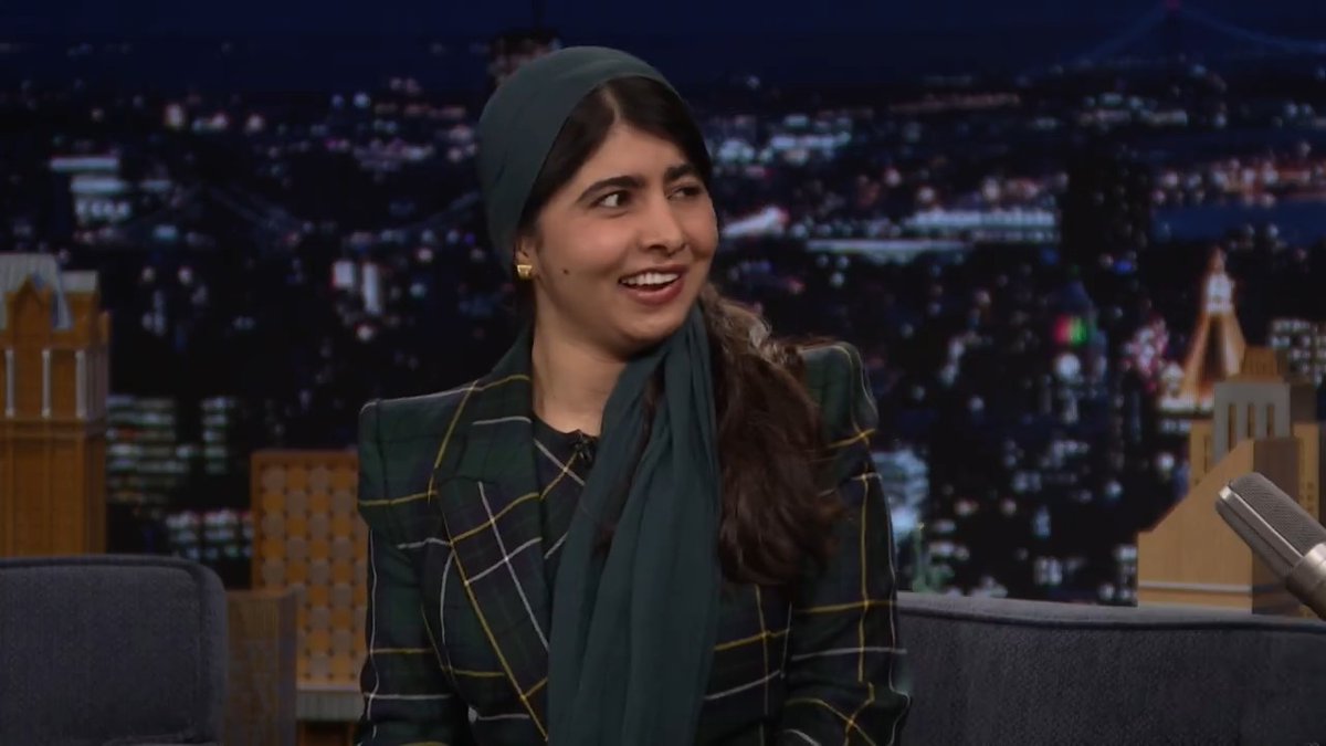 .Malala Yousafzai is Team Conrad! The Summer I Turned Pretty #FallonTonight