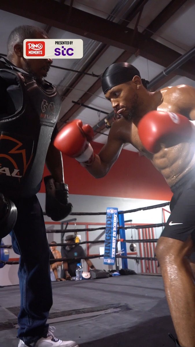 Brian Norman Jr wasn’t taking it easy on his dad in training camp 👊💥 stc group The Ring IV live on DAZN l موسم الرياض | Riyadh Season l Nov 22nd 🥊