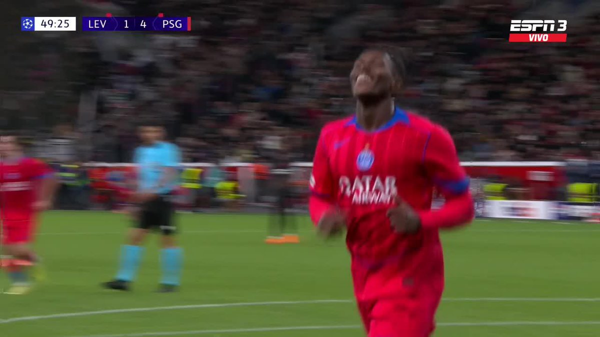 😮‍💨 Asistencia BRUTAL de Vitinha y Nuno Mendes pone el ¡5-1! del PSG. Vuelan. 🚀