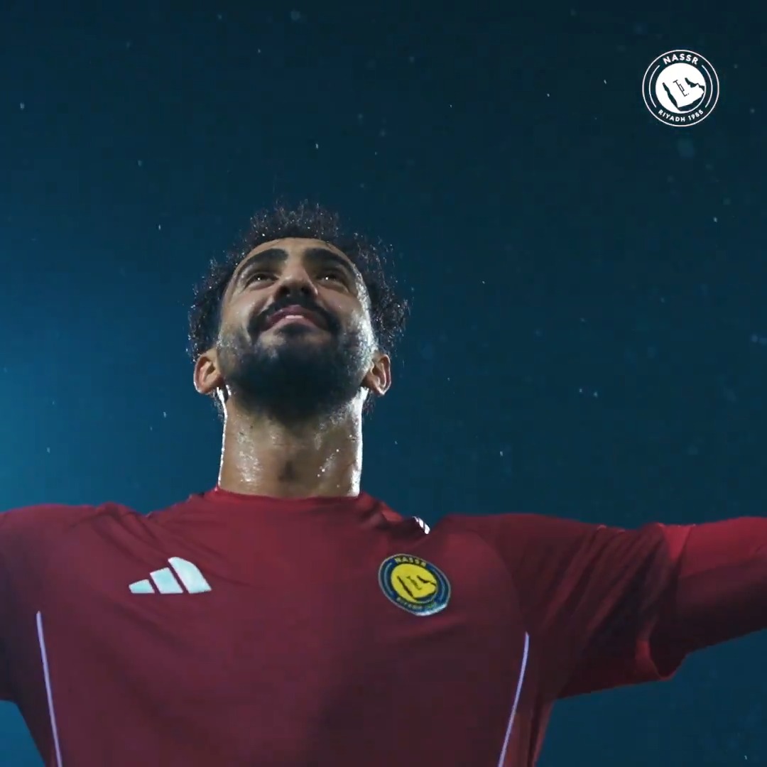 أينما يحلّ #النصر .. تصبـح أنظـار العالم كلها نحـوه 💛 مستعـدون من أجل الظهـور غدًا من الهنـد 🇮🇳