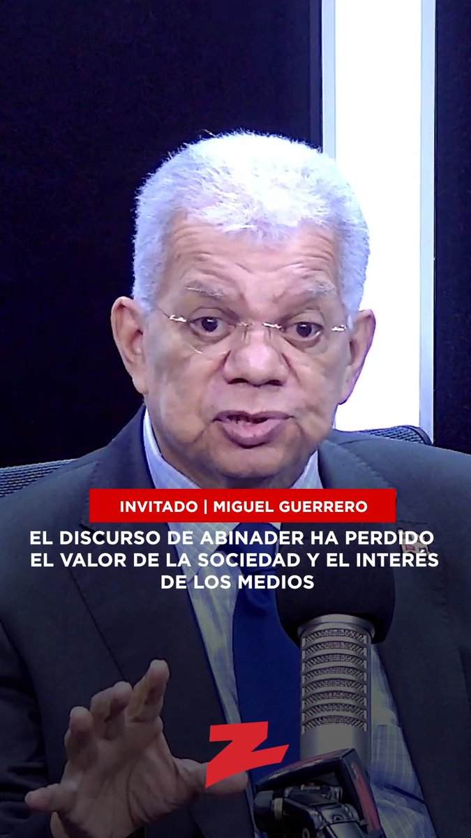 📽️ [#EsperandoElGobierno] Miguel Guerrero: El discurso de Luis Abinader ha perdido el valor de la sociedad y el interés de los medios Conoce todos los detalles en: #Z101 #ZDigital #ZTV #ZEntrevistas #Abinader #Sociedad