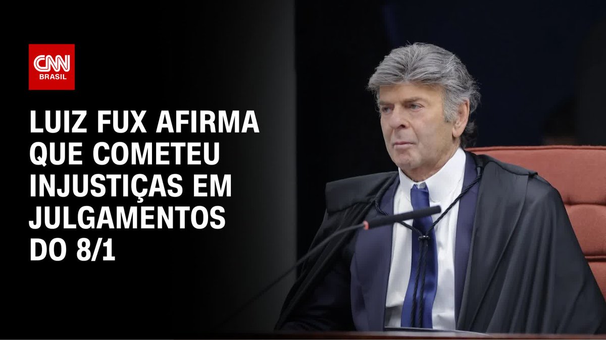 🚨 ATENÇÃO: Fux afirma que cometeu INJUSTIÇAS no julgamento da TRAMA GOLPISTA.