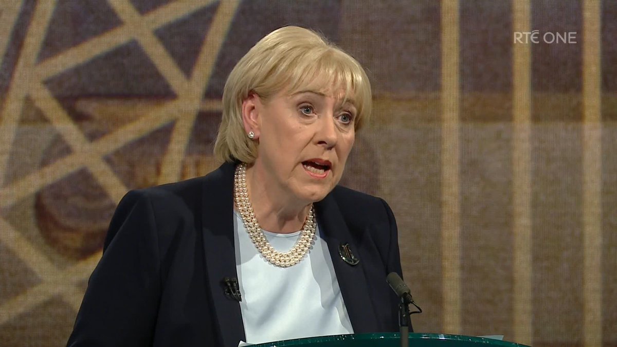 Asked if she’s ever criticised the EU, Heather Humphreys says she’s raised issues such as “overregulation,” but adds that she knows the benefits of being part of the bloc. WATCH: RTÉ News | #rtept