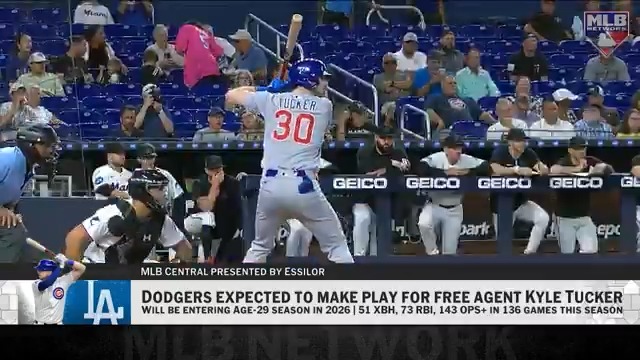 The Dodgers are expected to make a play for free agent Kyle Tucker this offseason, per Jon Heyman. #MLBCentral