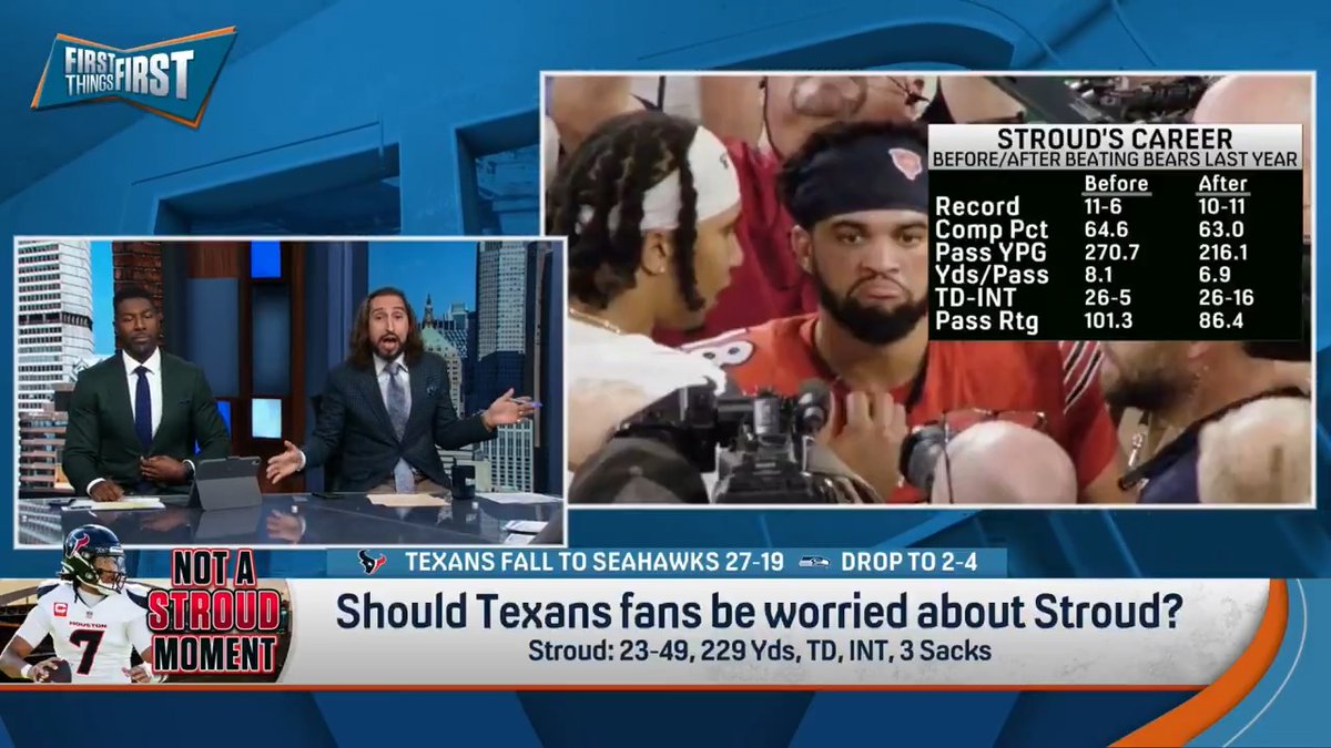 Something happened last season that was a turning point for C.J. Stroud’s career…. And nick wright recognized it right away: the lecture that led to the losing (TLTLTTL) 🤣😭