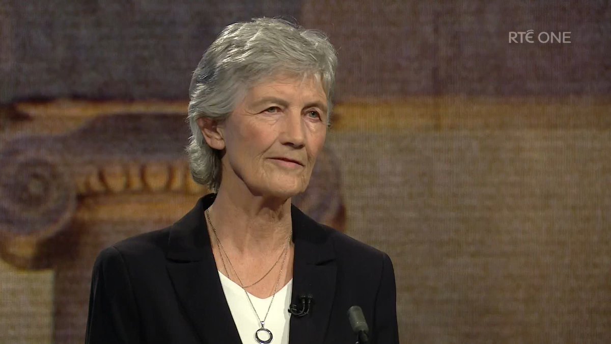 Asked about the unrest at Citywest in Dublin tonight, Catherine Connolly said it is “very upsetting” and called for leadership from politicians. RTÉ News | #rtept