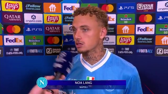 Noa Lang 𝐯𝐬. Antonio Conte 🤬 Gaat het nog goedkomen tussen de speler en trainer? 👀 #ZiggoSport #UCL #PSVNAP