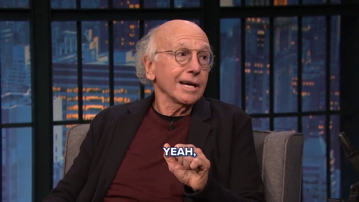 Larry David has his work cut out for him in a Seth Meyers heist