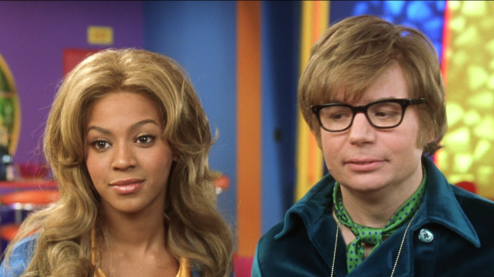 Beyoncé and Mike Myers in Austin Powers in Goldmember was a hilarious duo