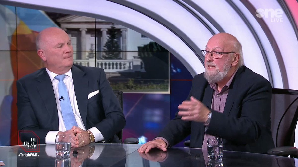 🗣️ "I don't think there is any dilemma here. There is no difficulty at all.” - Fergus Finlay 🗣️ "I want to vote against the kind of wokery that has produced the outcomes that we're seeing.” - Declan Ganley #TonightVMTV