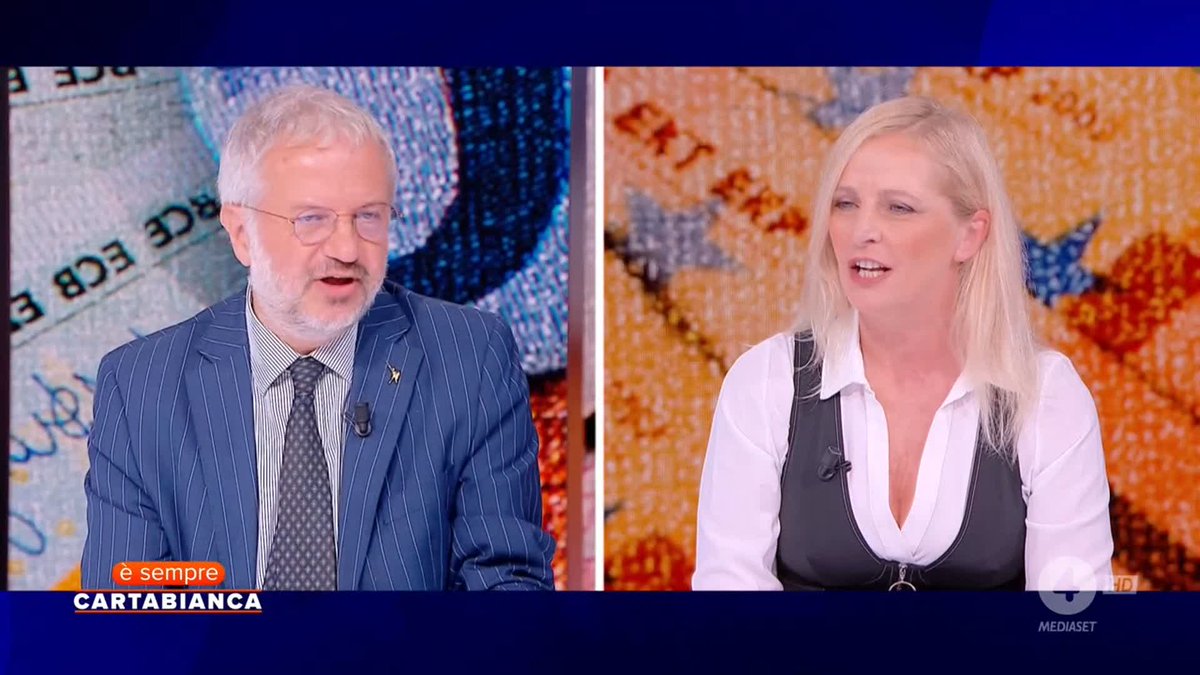 "Noi abbiamo aumentato le pensioni minime come non è mai successo, da 500 a 620 euro" Claudio Borghi interviene a #ÈsempreCartabianca