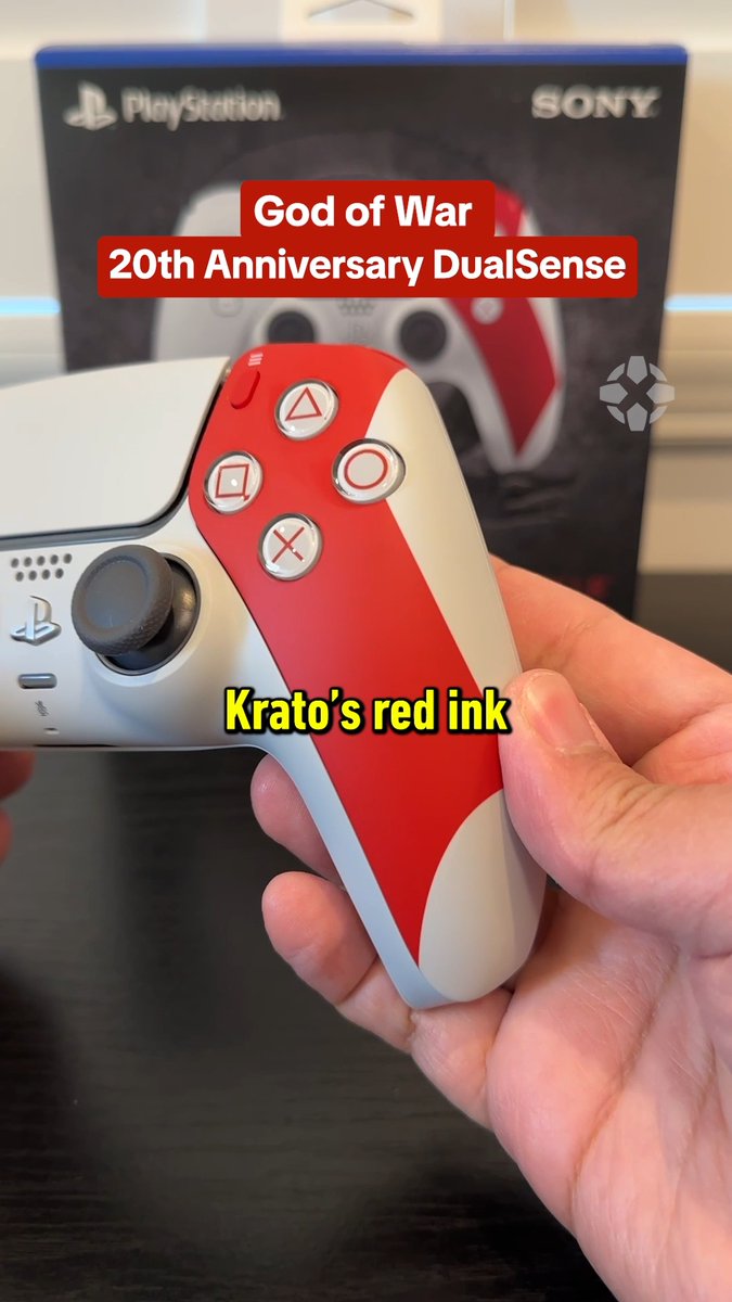 This new God of War PS5 controller is inspired by Kratos' omega tattoo: