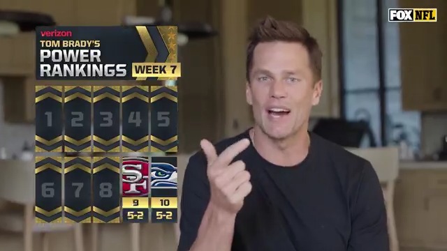 We've got a new No. 1 in Tom Brady's Week 7 Power Rankings 👀🦁